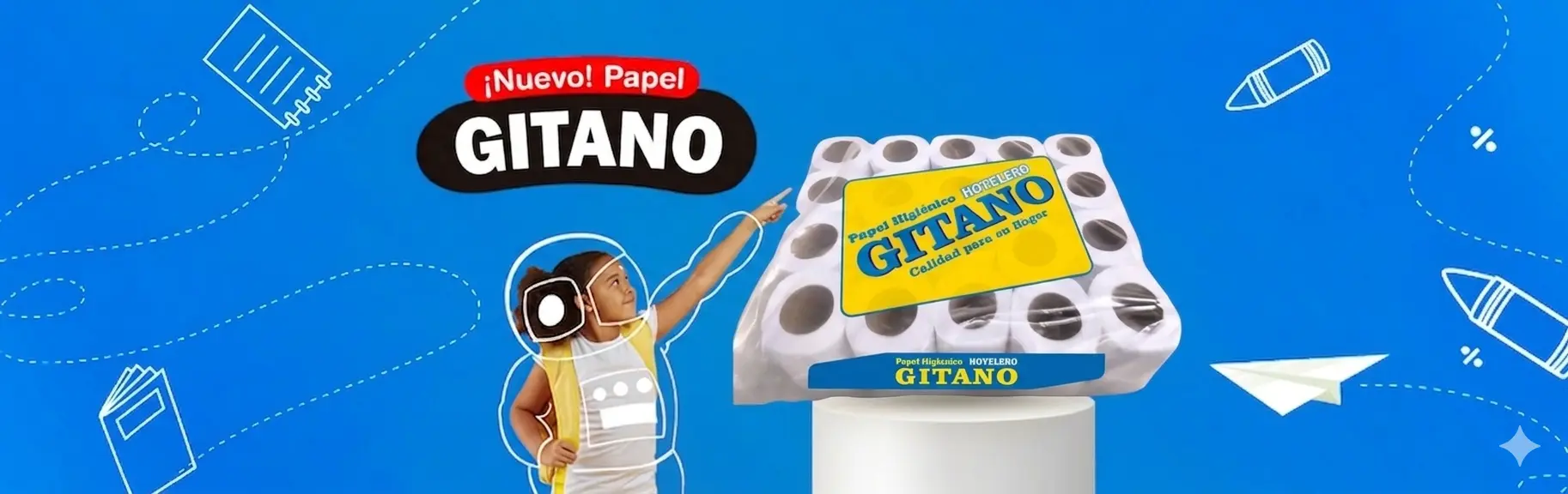 Papel higiénico Gitano por mayor