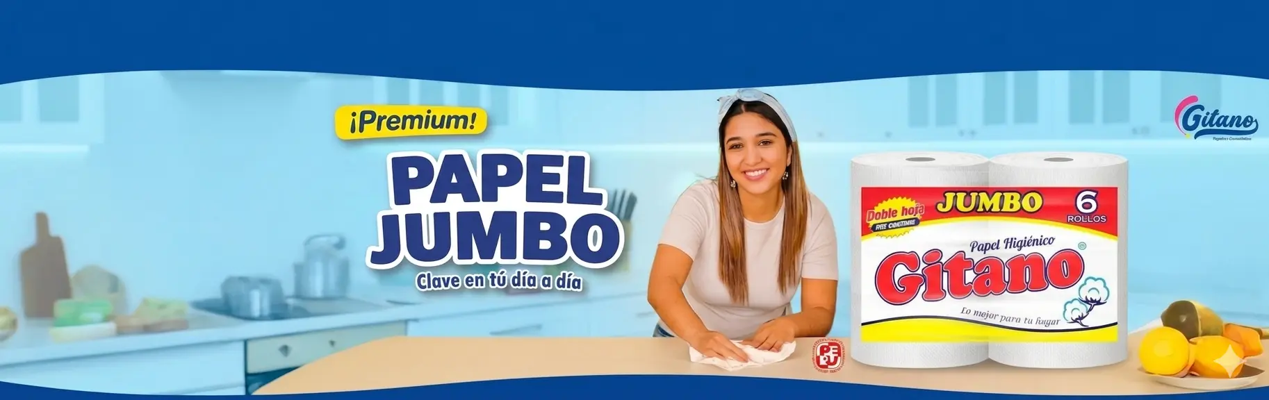 Papel jumbo Gitano por mayor