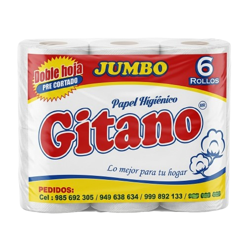 Detalle de papel jumbo Gitano para negocios