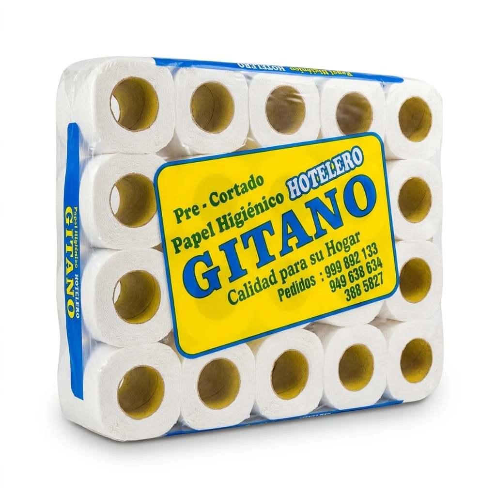 Papel higiénico Gitano Hotelero por mayor