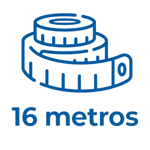 16 metros